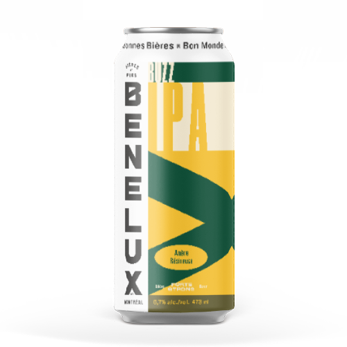 Canette de BENELUX Buzz IPA amère vieille école